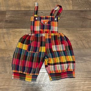 Boho authentic handmade overalls from Peru size 4T